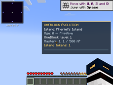 Shared island bank after restart / Banque après reprise