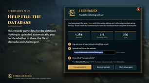 Collect locally and choose whether to contribute. UI preview.