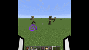 shotgun-style attack using a crossbow enchanted with Multishot.gif