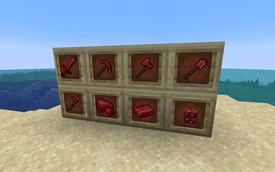 Pyrentium tools and ores look kind of evil looking.