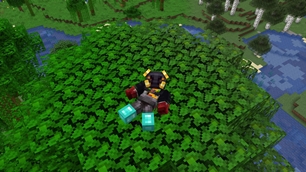 Corpse with Curios accessories and Cosmetic armor on it