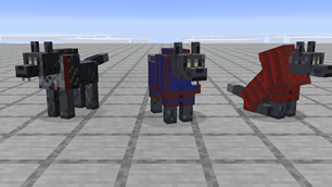 Tamed dire wolves