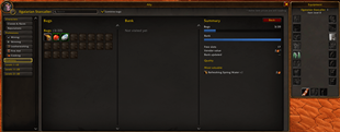 Inventory tab