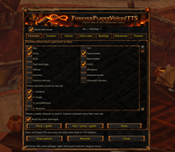 Choose chat channels