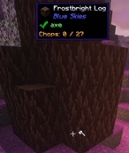Treechop tracking in The One Probe