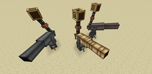 Three cannon types supported