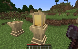 A large lamp might be more useful?