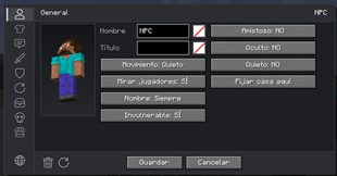 Multiple modificaciones para el NPC