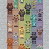 Tint and smithing template combinations