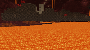 above lava