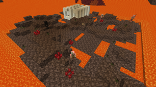 Below lava by 1