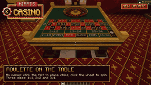 Roulette on the table
