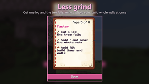 Less grind