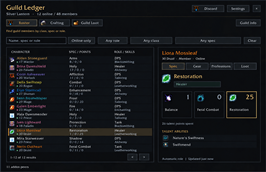Roster and specialization