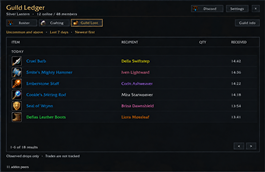 Guild loot feed