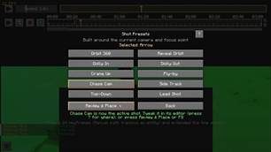 One-Click Shot Presets