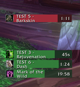 buff - debuff timers