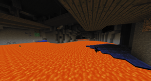 Underground lava lakes