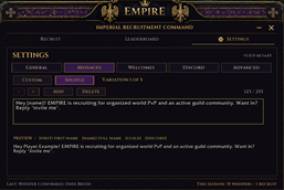 Message Templates