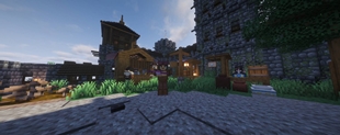 Mercenary standing guard.