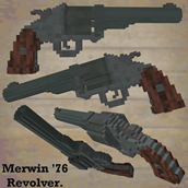 Classic Merwin Hulbert Revolver - Texas Red.