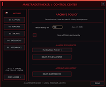 Archive Policy