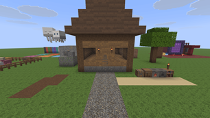 A rustic cottage
