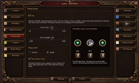 Class Icons — specialization rings and healer markers