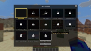 Themes list (unlock for achivments, view for other players)