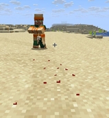 Blood from villager
