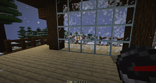 Compass Rose and Frosted Windows
