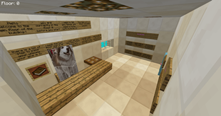 First floor of the building