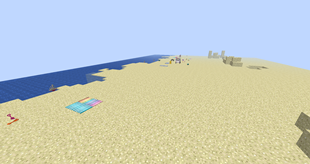 level 0 - infinite beach.