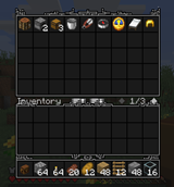 2.0: a backpack opened from the hand