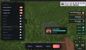 HUD editor