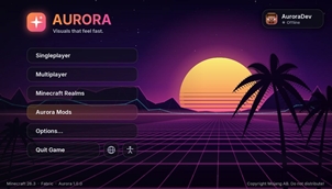 Synthwave background