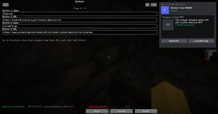 Buttons Menu