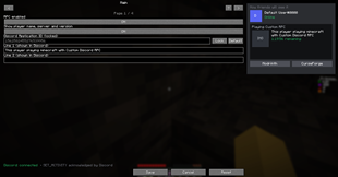 Main menu