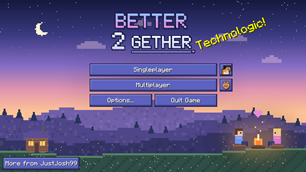 A cosy title screen