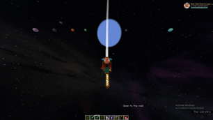 Sword Flight In The Void. True Elytra Flight.