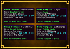 Biome Compass Tooltips