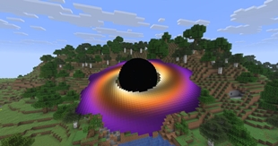 The glowing accretion disk