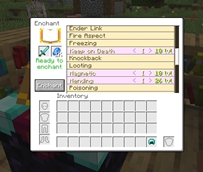 Enchanting Table Screen
