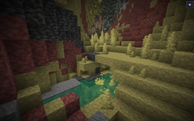 Sulphur Cave and in the background a Dripstone Cave!