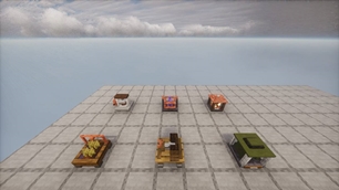 Minerals, growing trough and sawbench