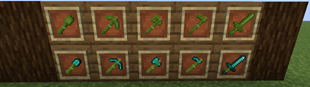 wooden and diamond tools