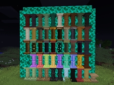 Pillars with Sphax for BOP 128x