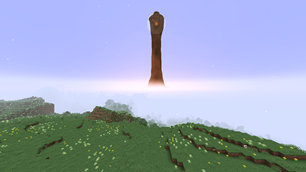 Nuclear fireball rising in the stem