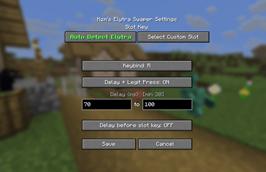 Setting Screen