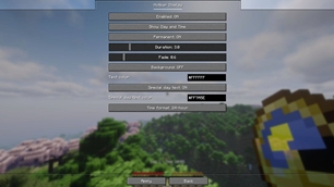 Config Screen (Hotbar)